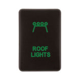 SWITCH PUSH BUTTON ON / OFF OE RPL 12V ROOF LIGHT GREEN