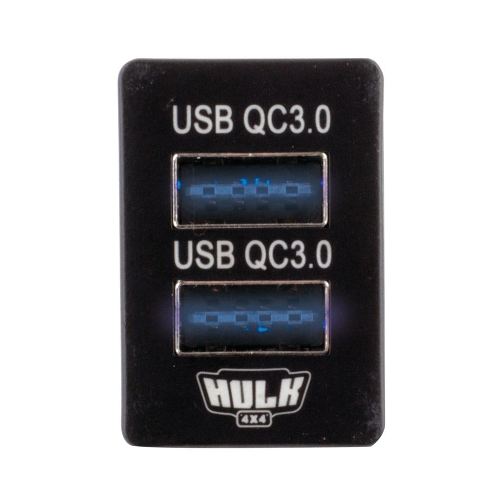 DUAL USB SOCKET QC3 OE RPL T/S