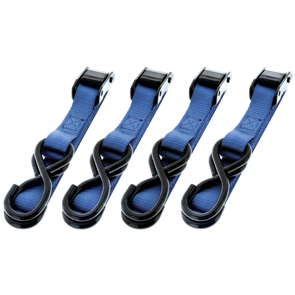 Cambuckle Tie-Down Straps (4-Pack)