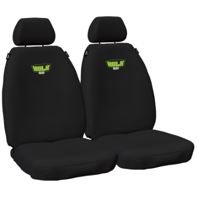 UNIVERSAL HD CANVAS SEAT COVER BLACK FRONTS