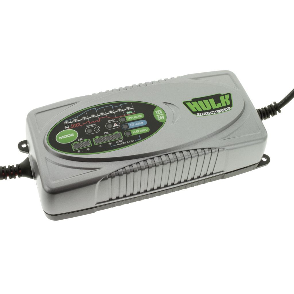 AUTOMATIC SWITCHMODE BATTERY CHARGER - 7.5A 12/24V 8 STAGE