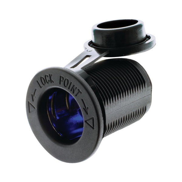 ACCESSORY POWER SOCKET WITH BLUE LED 12/24v 20a @12v