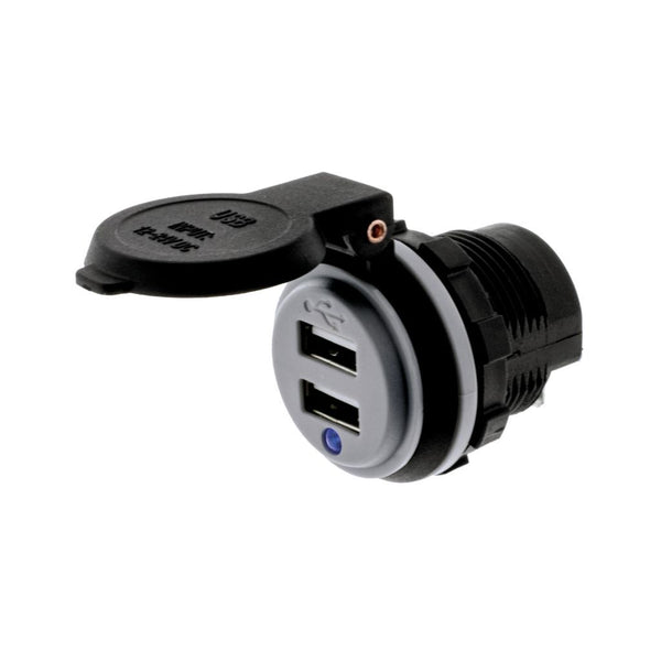 DUAL USB SOCKET 2.4a EACH PORT