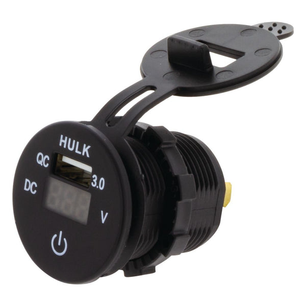 VOLTMETER 6-30V WITH QC3 USB