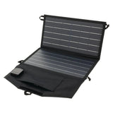 20W PORTABLE FOLD SOLAR PANEL 560mm x 355mm x 15mm    BLACK