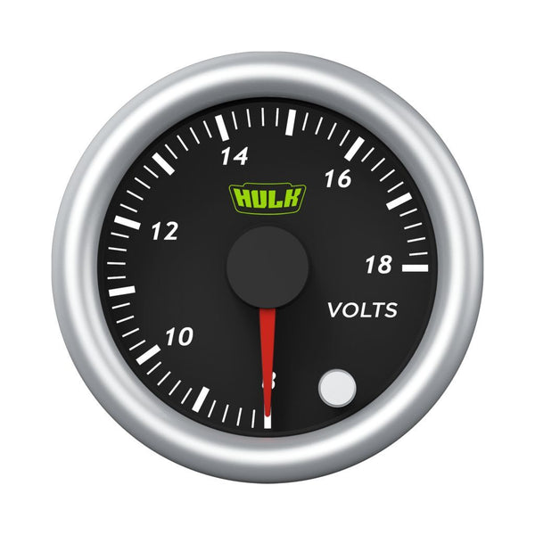 52mm VOLT METER GAUGE 8-18 V 10 COLOUR ILLUMINATION