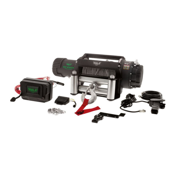 ELEC WINCH 12v PROFESSIONAL SERIES 9500lbs STEEL CABLE