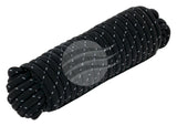 REFLECTIVE ROPE 15 METRES BLACK 60KGS WORKING LOAD