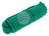 15 METRE GREEN ROPE WITH REFLECTIVE WEAVE