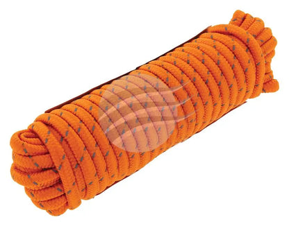 15M ROPE REFLECTIVE ORANGE WORKING LOAD 60KGS 9.5mm