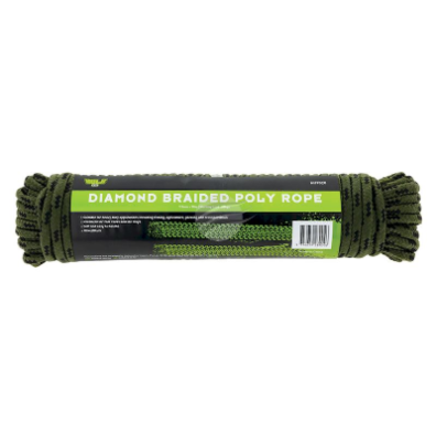 ROPE 30M OLIVE/BLK EXTRA STRONG WORKING LOAD 66KG