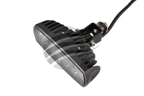 LED RECTGL WORKLAMP WIDE FLOOD BEAM 140Deg 9-36V 14.4W 12LEDs