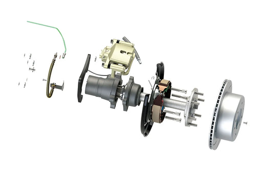 Toyota Hilux KUN25/26 Rear Drum to Disc Brake Conversion Kit (Single row wheel bearing)