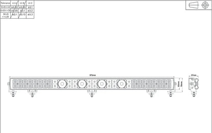 LASER LED DRIVING LMP LIGHTBAR COMBO BEAM 9-36V 272W 20,000