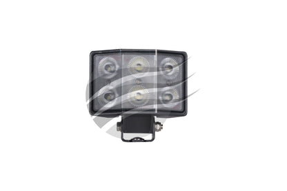LED RCTNGL WORKLAMP FLOOD BEAM 9 - 36V 60W 6 LED's BLACK HSNG