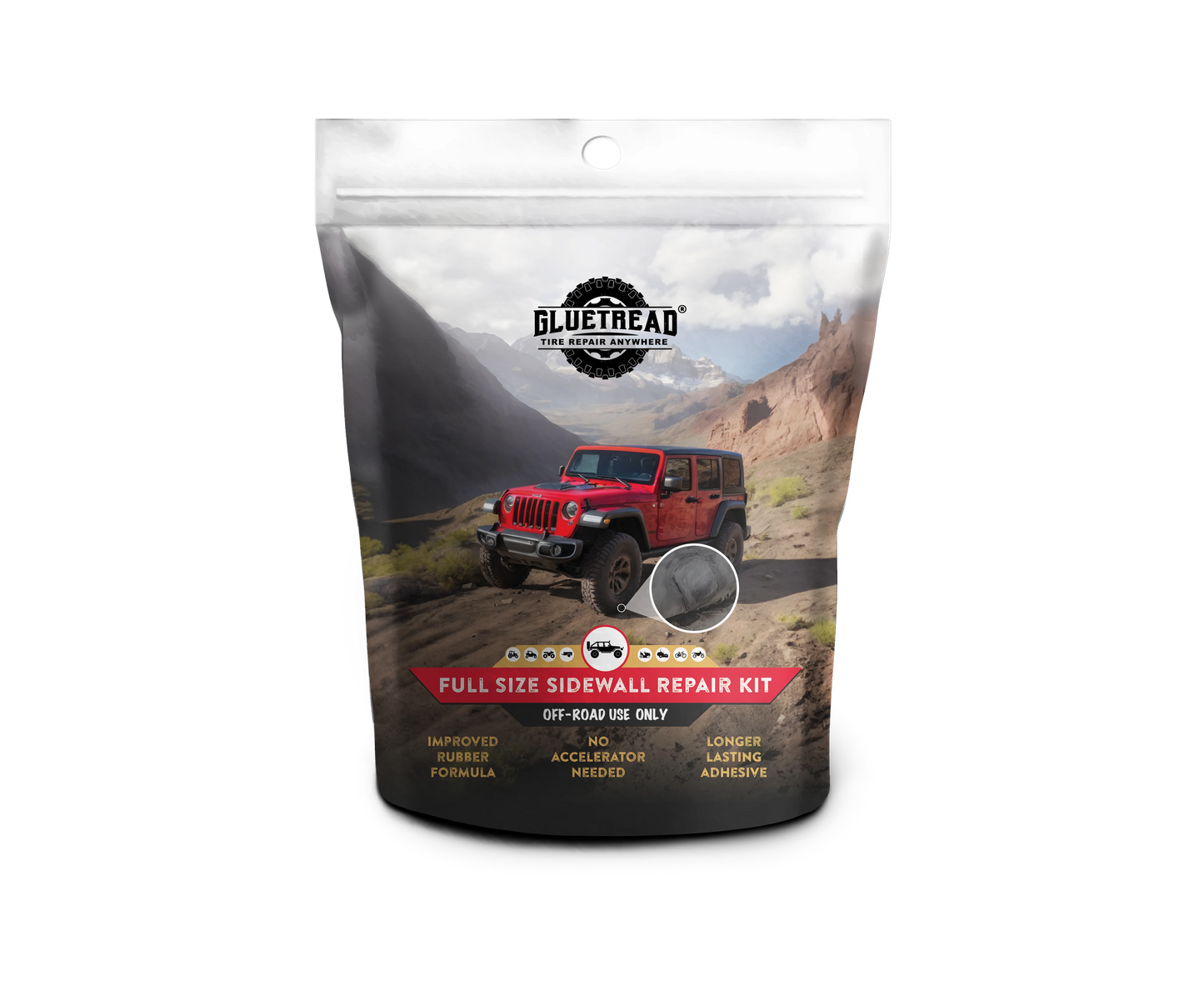 GLUETREAD Full-Size Sidewall Kit