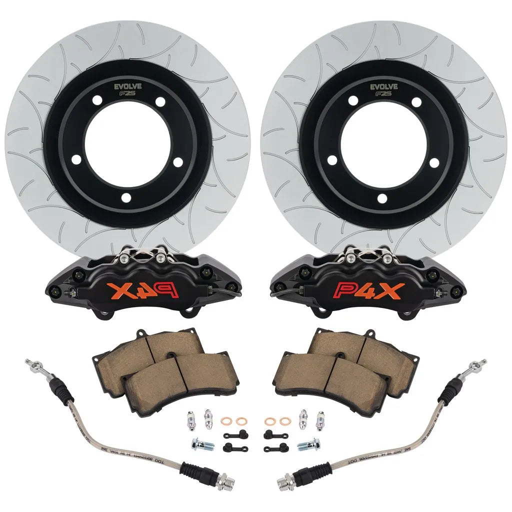 EVOLVE P4X BIG BRAKE UPGRADE TOYOTA LANDCRUISER 76, 78, 79 up to 08/2016 w/ Manual Locking Hubs - Front Kit