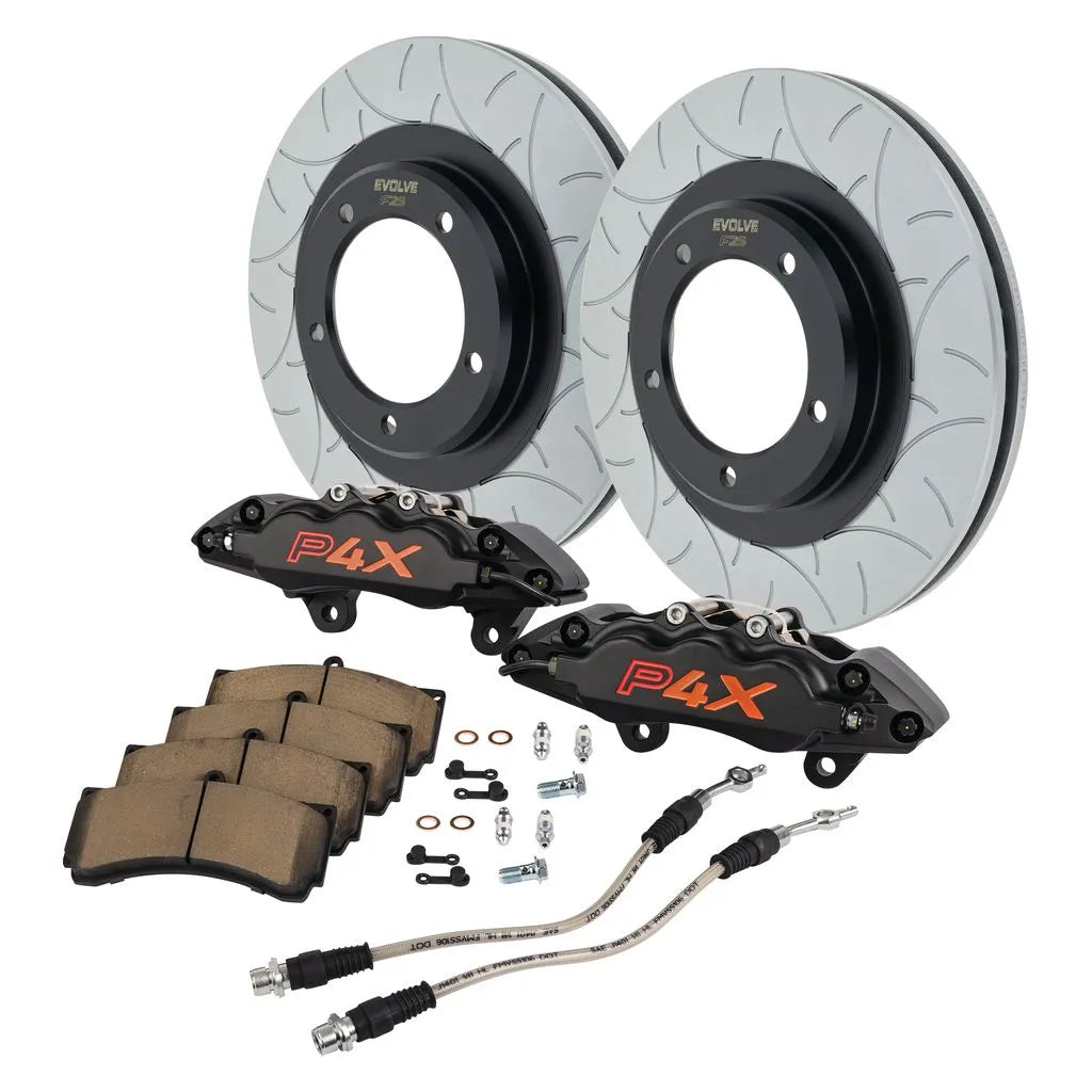 EVOLVE P4X BIG BRAKE UPGRADE TOYOTA LANDCRUISER 76, 78, 79 up to 08/2016 w/ Manual Locking Hubs - Front Kit