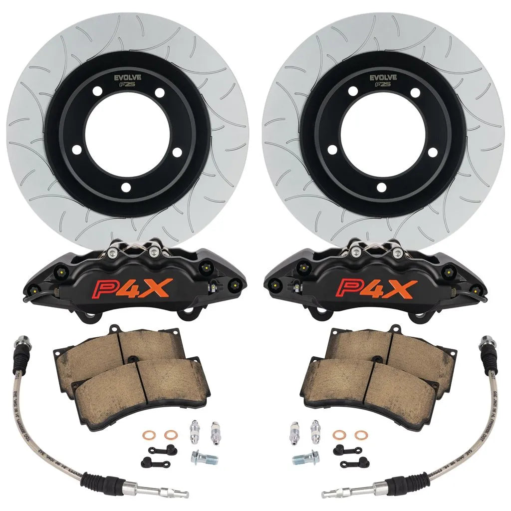 EVOLVE P4X BIG BRAKE UPGRADE TOYOTA LANDCRUISER 76, 78, 79 08/2016 on w/ Auto Locking Hubs - Front Kit