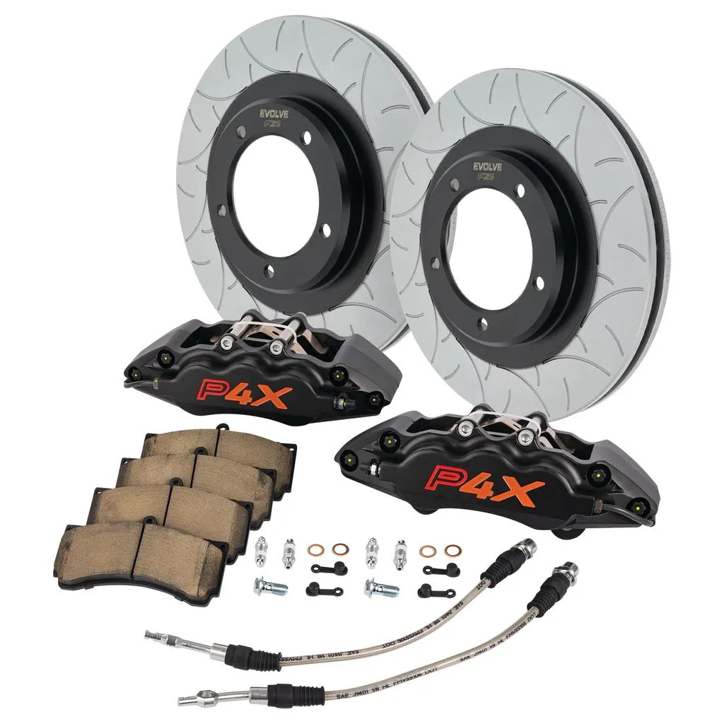 EVOLVE P4X BIG BRAKE UPGRADE TOYOTA LANDCRUISER 76, 78, 79 08/2016 on w/ Auto Locking Hubs - Front Kit