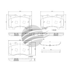 BREMBO BRAKE PAD - FRONT PATROL