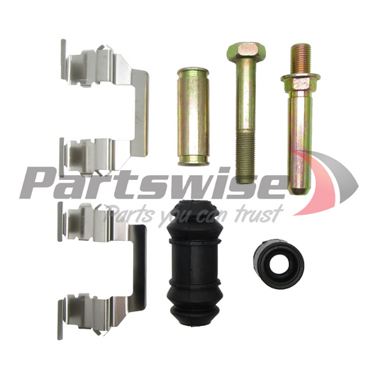 PW20013 Caliper Hardware Kit Suits single piston caliper. DB1113 pad.