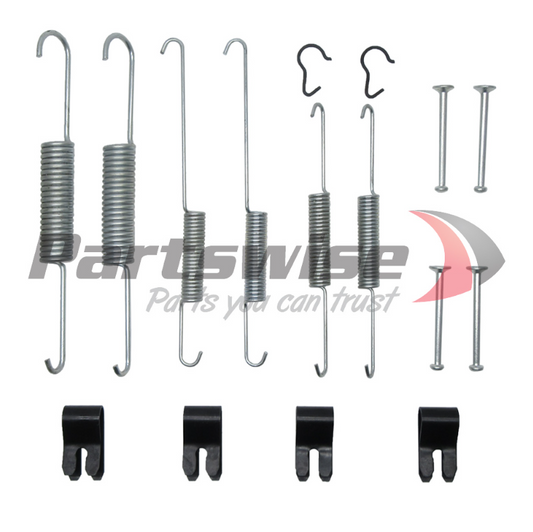 PW20071 Drum Brake Hardware Kit Axle kit without adjusters
