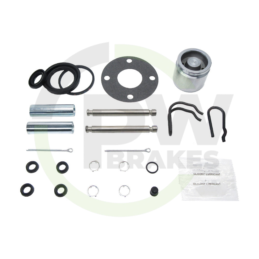 PW2442 Caliper Kit Includes all parts to rebuild a PBR cast iron handbrake caliper.