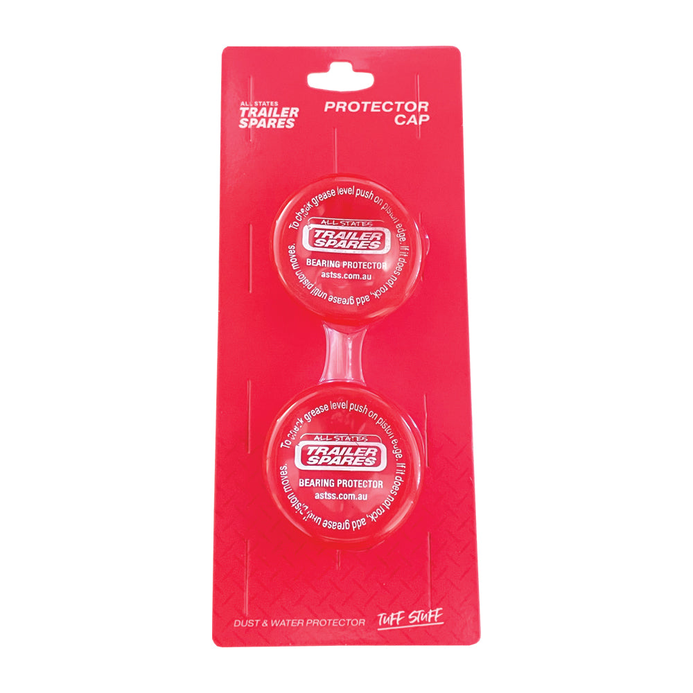 Bearing Buddy Cap 45mm Red (2 per pack)