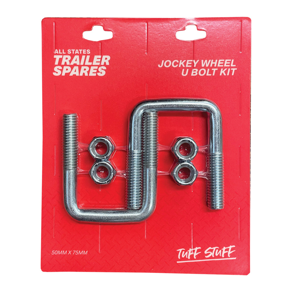 Jockey Wheel U Bolt Fitting Kit suits 50x50mm Drawbar