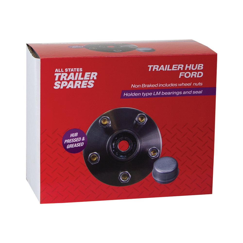 Ford Lazy Black Hub LM Bearings Seal & Cap