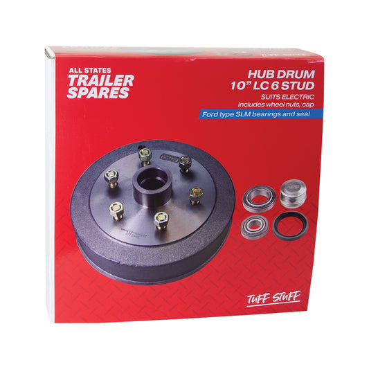 Landcruiser 6 Stud 10inch Hub Drum SLM Bearings Seal & Cap