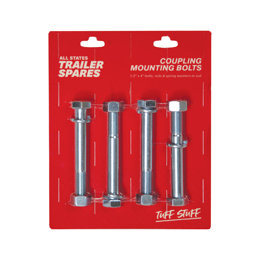 Bolt 1/2x4inch UNF Grade 5 with Nut (4 per pack)