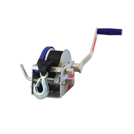 Winch Ratio 10:1 / 5:1 / 1:1 w/ Strap Snap Hook 1000Kg