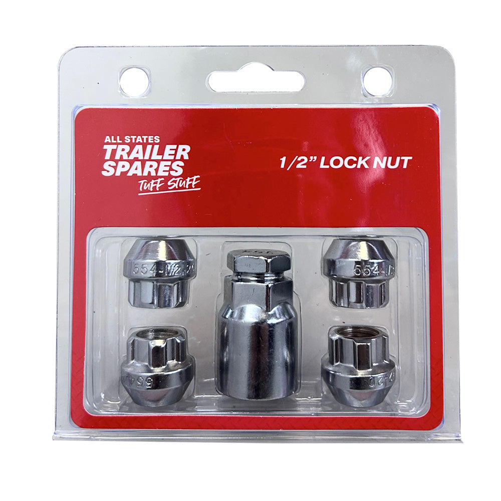 Wheel Lock Nuts 1/2in with Key