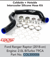 Intercooler Coldside and Hotside Hose Ford Ranger Raptor 2.0L BiTurbo 2018-on