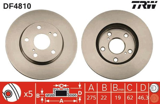 TRW BRAKE DISC