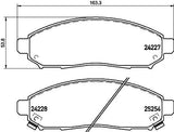 BREMBO BRAKE PAD -  FRONT HOLDEN/NISSAN