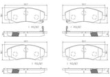 BREMBO BRAKE PAD - Honda front