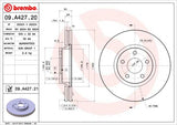 BREMBO BRAKE DISC - FORD FRONT