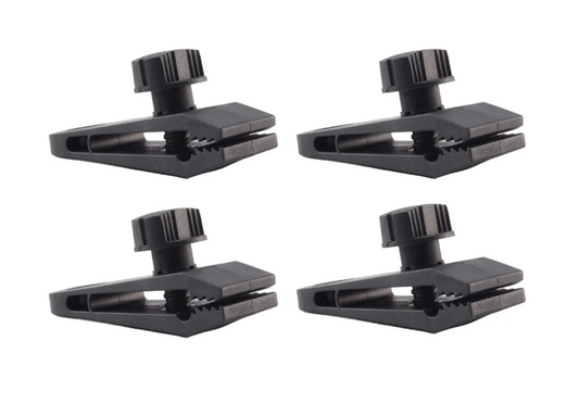 Camping Clamps 4Pc Black