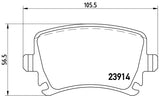 BREMBO BRAKE PAD - REAR VW/AUDI