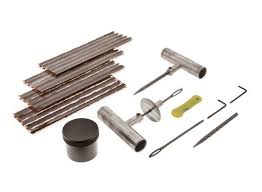 TYRE REPAIR KIT T HANDLE TOOL REAMER ROD GLUE & STRINGS
