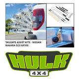 Hulk 4x4 HU5955 Tailgate Assist Kits (Navara D23 NP300 14-20)