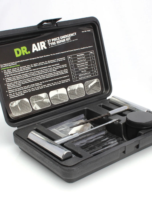 Tubeless Tyre Repair Kit | Heavy Duty 27 Piece