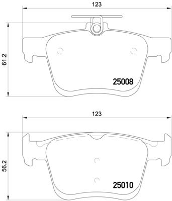 BREMBO BRAKE PAD - AUDI/VW/SKODA