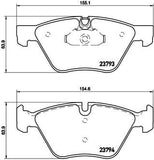 BREMBO BRAKE PAD - BMW FRONT