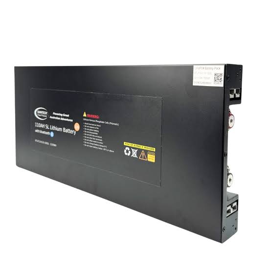 110AH Slimline 12.8V Baintech Lithium Battery