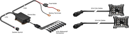 ALTIQ™ Spectrum Pro - LED RGB-W Rock Light Kit (6 PACK)