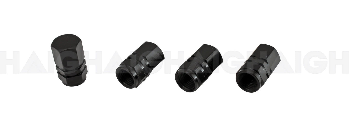 Aluminium Tyre Valve Cap _ Black